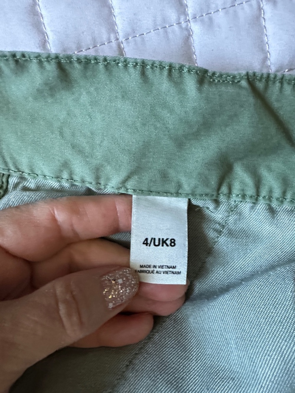 BDG Olive Green Wide-Leg Cargo Pants, Size 4 - Picture 5 of 8